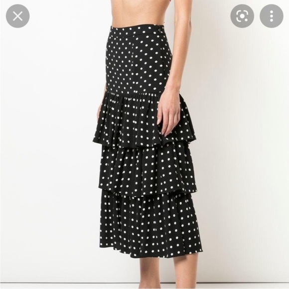 Cinq a sept Rowena polka dot skirt - Picture 2 of 8
